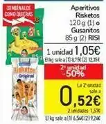 Carrefour Aperitivos risketos o gusanitos risi oferta
