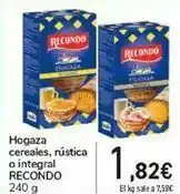 Carrefour Hogaza cereales, rústica o integral recondo oferta