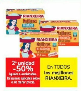 Carrefour En todos los mejillones rianxeira oferta