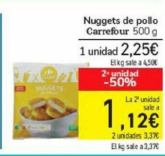 Carrefour Nuggets de pollo carrefour oferta