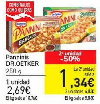 Carrefour Panninis dr.oetker oferta