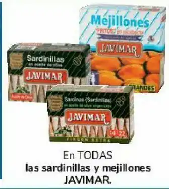 Carrefour En todas las sardinillas y mejillones javimar oferta