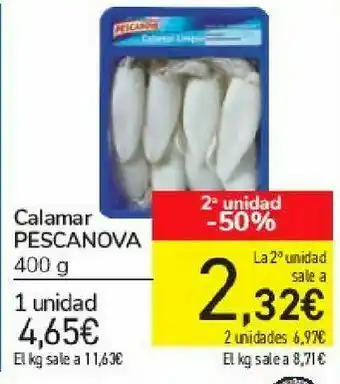 Carrefour Calamar pescanova oferta