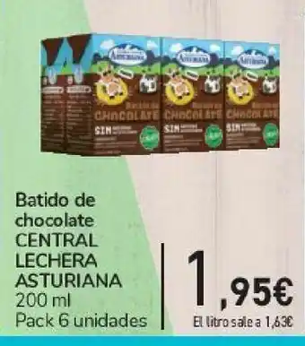 Carrefour Batido de chocolate central lechera asturiana oferta