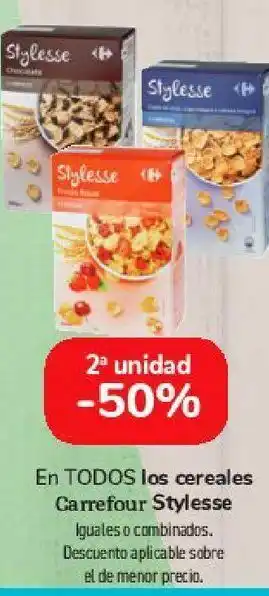 Carrefour En todos los cereales carrefour stylesse oferta