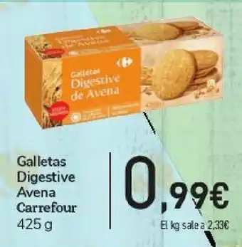 Galletas digestive avena carrefour
