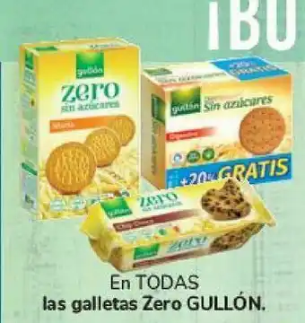 Carrefour En todas las galletas zero gullón oferta