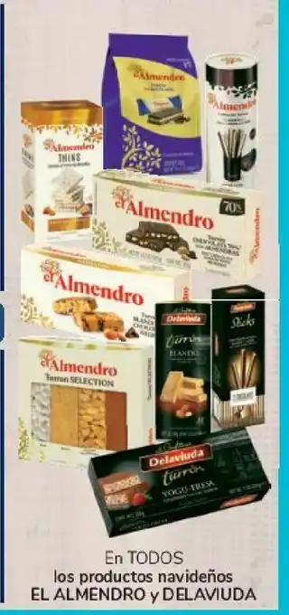 Carrefour En todos los productos navideños el almendro y delaviuda oferta