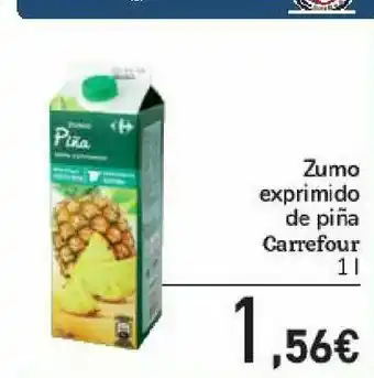 Carrefour Zumo exprimido de piña carrefour oferta