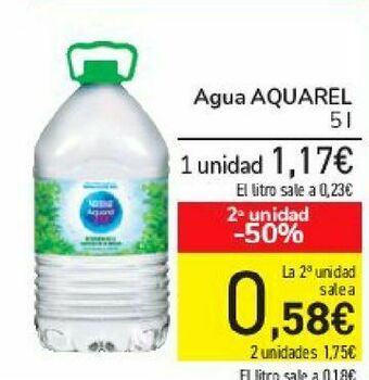Carrefour Agua aquarel oferta