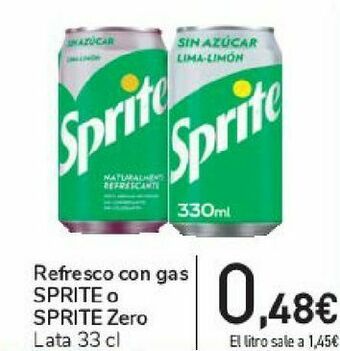 Carrefour Refresco con gas sprite o sprite zero oferta