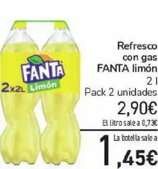 Carrefour Refresco con gas fanta limón oferta