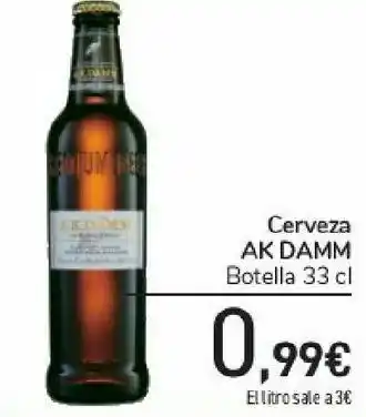 Carrefour Cerveza ak damm oferta