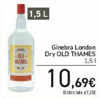 Carrefour Ginebra london dry old thames oferta