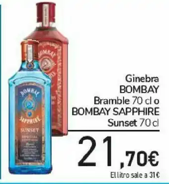 Carrefour Ginebra bombay bramble bombay sapphire sunset oferta
