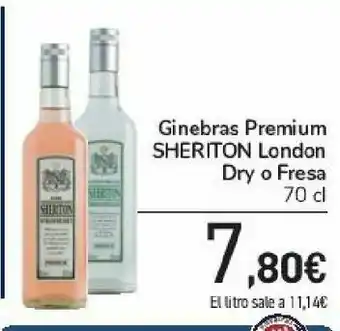 Carrefour Ginebra premium sheriton londo dry o fresa oferta