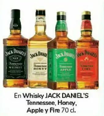 Carrefour En whisky jack daniel's tennesse, honey, apple y fire oferta