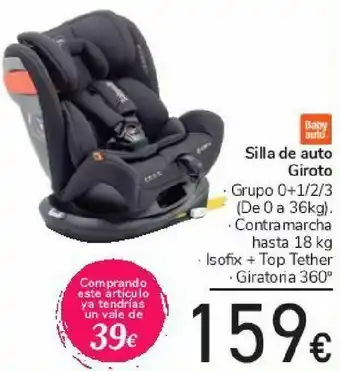 Carrefour Silla de auto giroto oferta