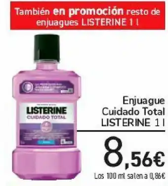 Carrefour Enjugue cuidado total listerine oferta