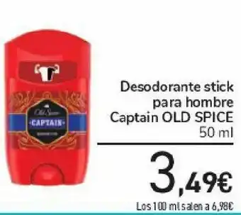 Carrefour Desodorante stick para hombre captain old spice oferta