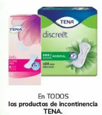 Carrefour En todos los productos de incontinencia tena oferta