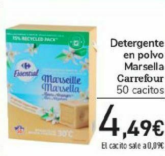 Carrefour Detergente en polvo marsella carrefour oferta