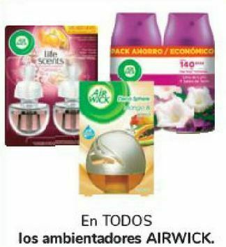 Carrefour En todos los ambientadores airwick oferta