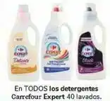 Carrefour En todos los detergentes carrefour expert oferta