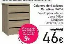 Carrefour Cajonera de 4 cajones carrefour home oferta
