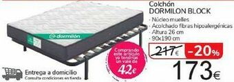 Carrefour Colchón dormilon block oferta
