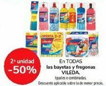 Carrefour En todas las bayetas y fregonas vileda oferta