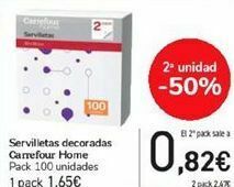 Carrefour Servilletas decoradas carrefour home oferta
