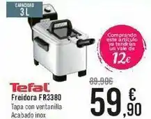 Carrefour Tefal freidora fr3380 oferta