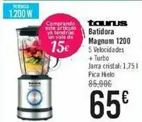 Carrefour Batidora magnum 1200 taurus oferta