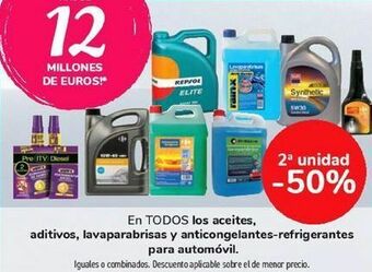 Carrefour En todos los aceites, aditivos, lavaparabrisas y anticongelantes-refrigerantes para automóvil oferta