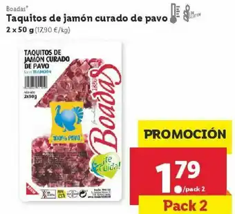 Lidl Jamón curado boadas oferta