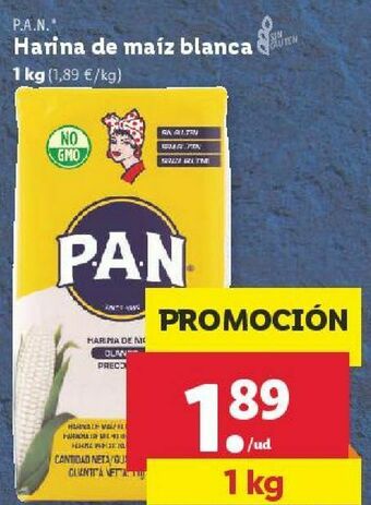 Lidl Harina de maíz pan oferta