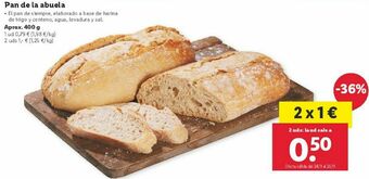 Lidl Pan oferta