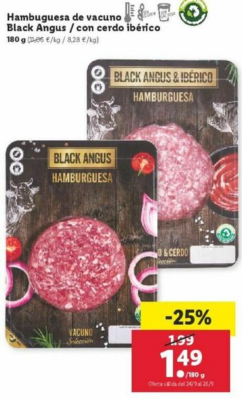 Lidl Hamburguesas oferta