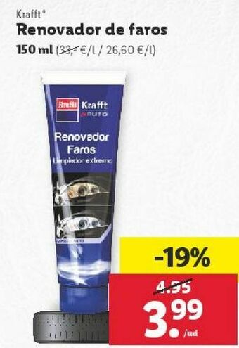 Lidl Cuidado del coche krafft oferta