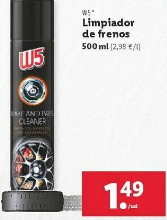 Lidl Cuidado del coche w5 oferta