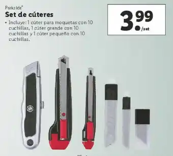 Lidl Cutter parkside oferta