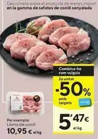 Caprabo Lomo de conejo oferta