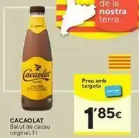 Caprabo Batido de cacao cacaolat oferta