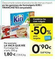 Caprabo Queso en porciones la vaca que ríe oferta