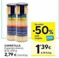 Caprabo Espárragos blancos carretilla oferta