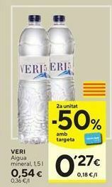 Caprabo Agua veri oferta