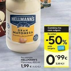 Caprabo Mayonesa hellmann's oferta