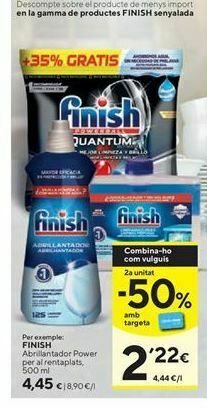 Caprabo Abrillantador finish oferta