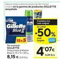 Caprabo Maquinilla desechable gillette oferta